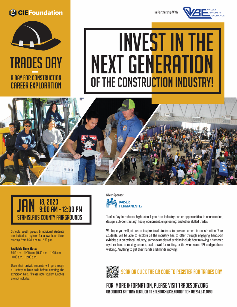 Trades Day Valley Builders Exchange